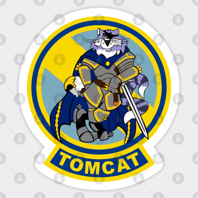 Grumman F-14 Tomcat - Swordsmen Tomcat Sticker by TomcatGypsy